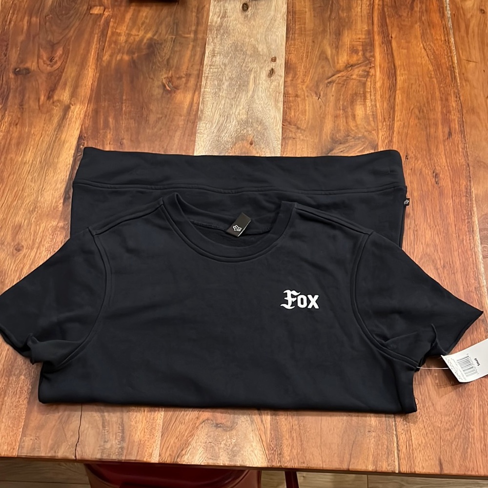 Fox Flat Track Cut Off Crew Fleece